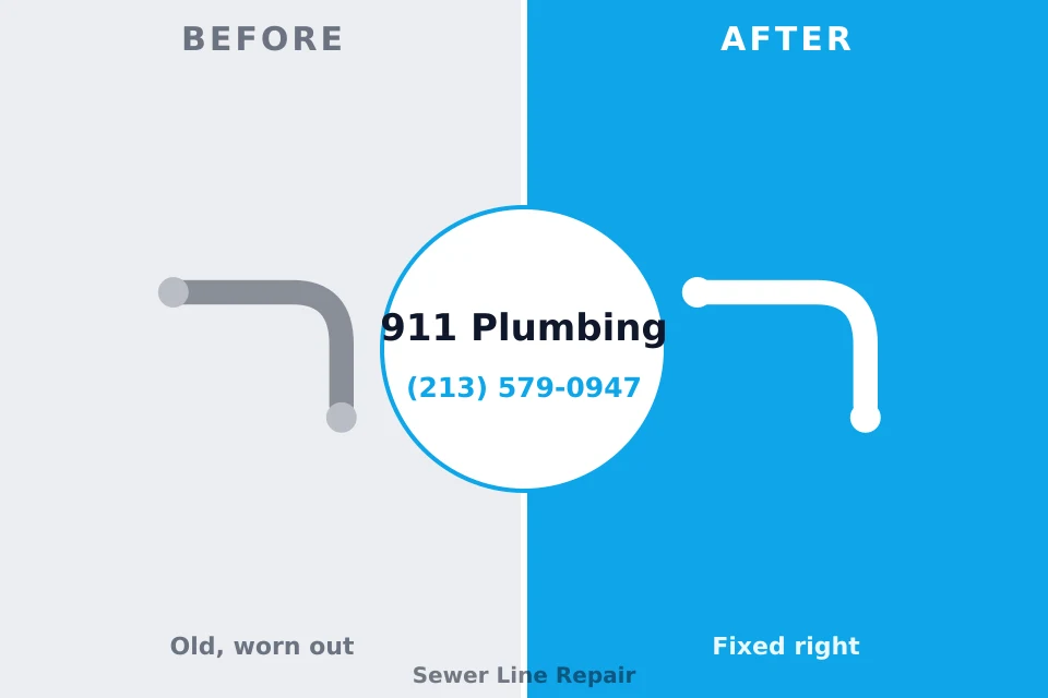 Before and after: plumbing repair Santo Domingo Pueblo, NM
